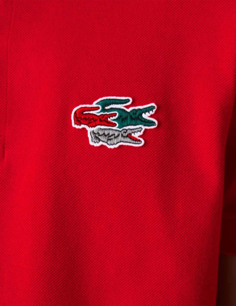 T-shirt LACOSTE ph7965 regular fit rouge